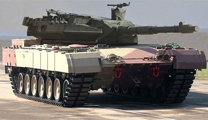 Singapore Rhinoceros Main Battle Tank 120mm Gun